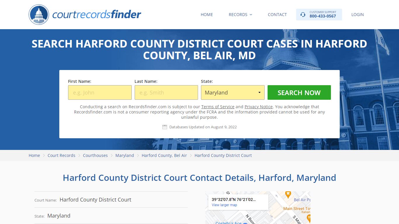 Harford County District Court Case Search - Harford County ...